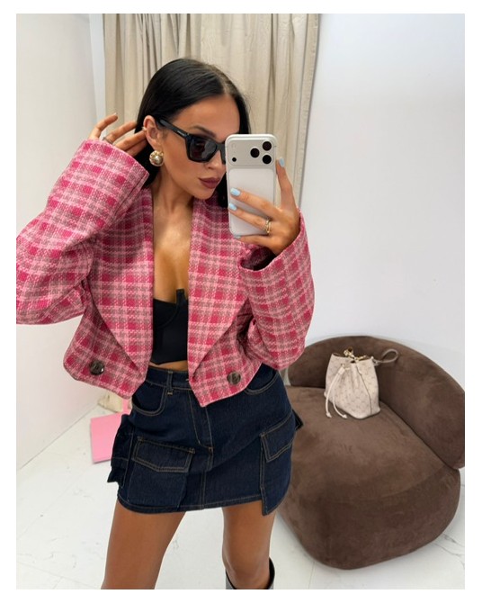 JEANSOWA SPÓDNICA KIESZENIE ▪️