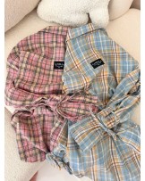 KOSZULA W KRATĘ SPRING ▪️BLUE