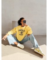 ŻÓŁTA BLUZA NADRUK