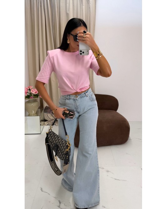 SPODNIE DZWONY JASNY JEANS ▪️