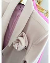 MARYNARKA ELLIE  Z RÓŻA ▪️Beżowo różowa 