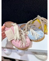 SKÓRZANE KLAPKI PREMIUM RÓŻOWE ▪️