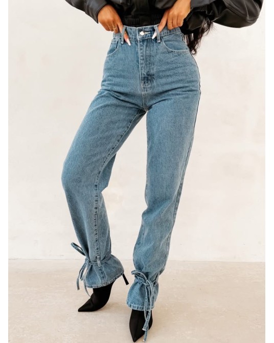 JEANSY Z WIAZANIEM ▪️