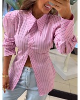 STYLOWA KOSZULA z wiązaniem ▪️Różowa