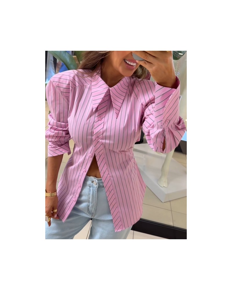 STYLOWA KOSZULA z wiązaniem ▪️Różowa