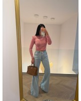 SPODNIE DZWONY JASNY JEANS ▪️