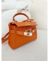 SKÓRZANA TOREBKA KELLY POMARAŃCZ ▪️