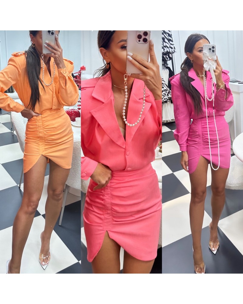 KOMPLET DENIM POMARAŃCZ ▪️