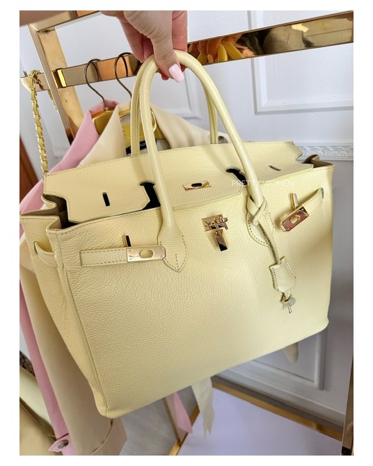 SKÓRZANA TOREBKA BIRKIN STYL ▪️yellow