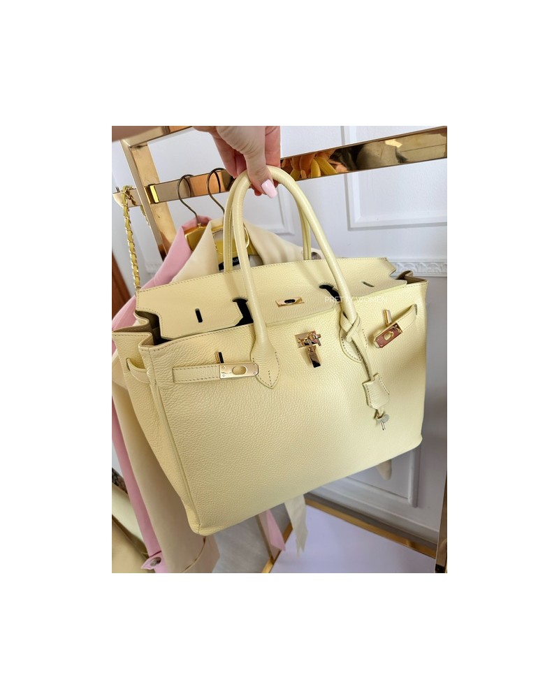 SKÓRZANA TOREBKA BIRKIN STYL ▪️yellow