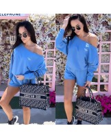 KOMPLET L.MILLA NIEBIESKI 