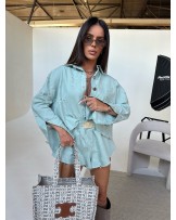 KURTKA  DENIM LIMITED MIĘTOWA