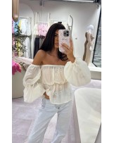 BLUZKA HISZPANKA wzór kwiatuszki ▪️