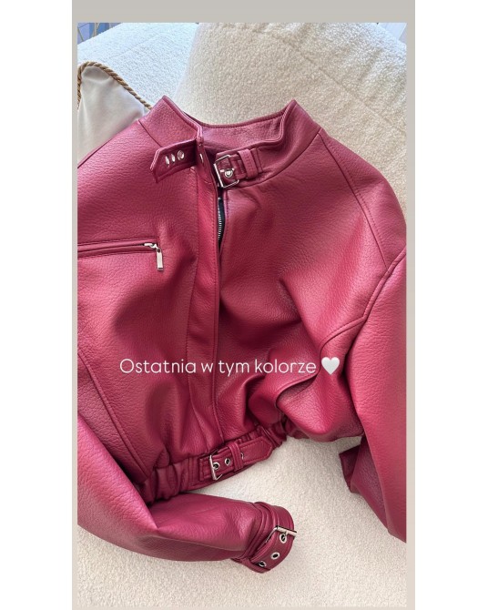 STYLOWA KURTKA SZMINKA  SKÓRZANA ▪️