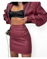 SPÓDNICA SZMINKA ▪️skórzana