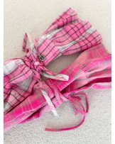 KOSZULA W KRATĘ SPRING ▪️Pink