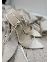 SKÓRZANE SANDAŁY JASNY BEZ  ▪️