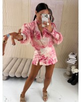 SZYFONOWA KOSZULA ▪️z wiązaniem