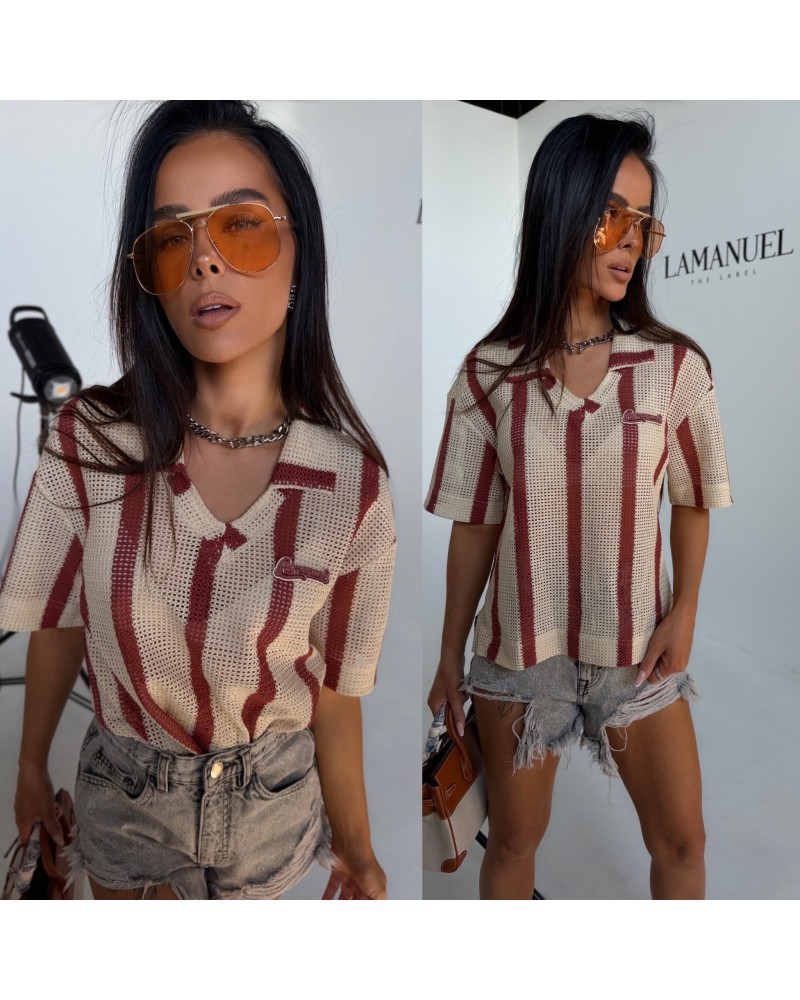 T▪️shirt AMIGA POLO kakao