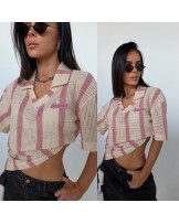 T▪️shirt AMIGA POLO różowa