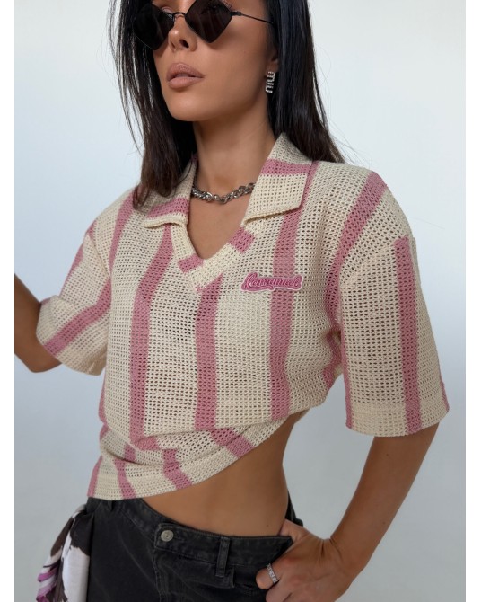 T▪️shirt AMIGA POLO różowa