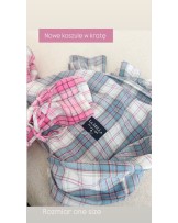 KOSZULA W KRATĘ SPRING ▪️niebieski róż