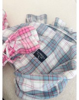 KOSZULA W KRATĘ SPRING ▪️niebieski róż