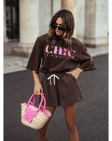 KOMPLET CHICA ▪️CZEKOLADOWY