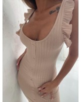 SUKIENKA MIDI ▪️beżowa