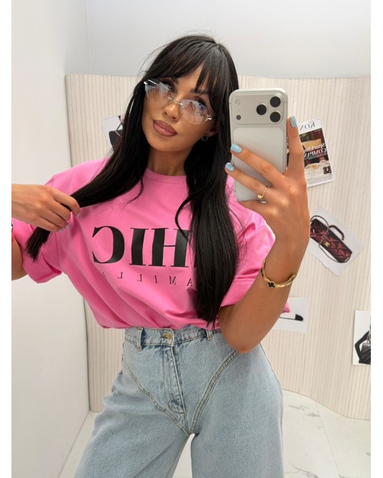 KOSZULKA CHIC ▪️różowa