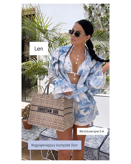 LNIANY KOMPLET  DIOR ▪️