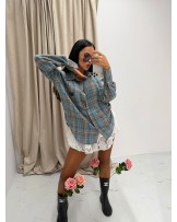 KOSZULA W KRATĘ ▪️błękitna  SPRING COLLECTION