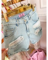 SPODENKI JEANS DZIURY ▪️