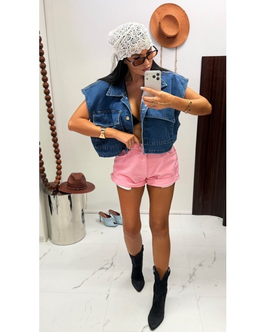 Różowe spodenki DENIM▪️