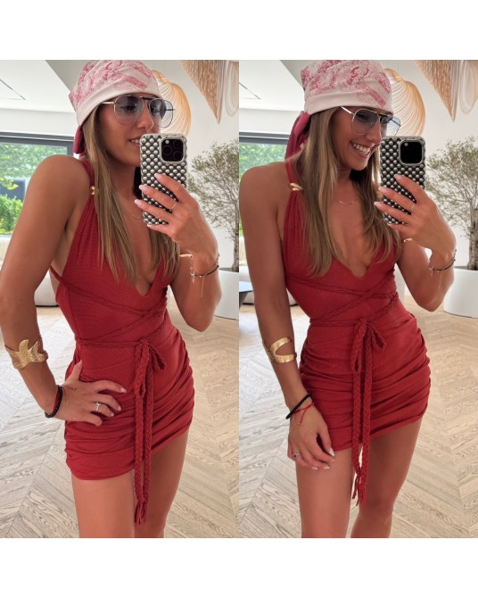 Duża chusta LAMILLA ▪️szminka