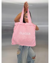 TORBA DENIM ▪️Shopper różowa