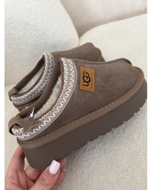 SKÓRZANA buty  TAUPE skóra Limited