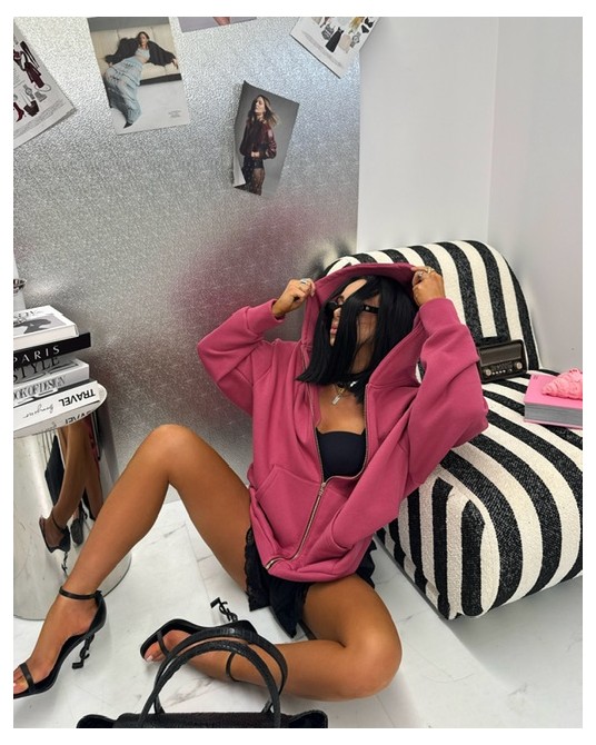 BLUZA Z KAPTUREM LA MILLA ZIP SZMINKA▪️