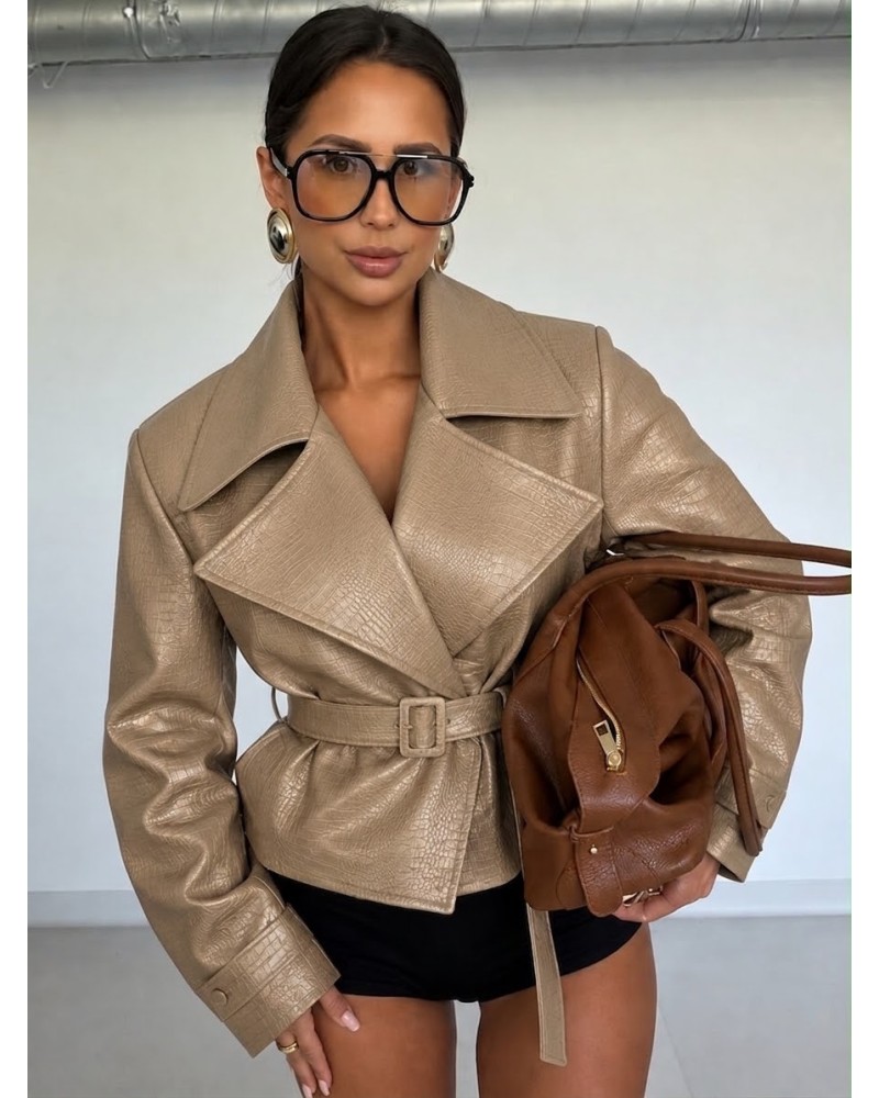 BEŻOWA  KURTKA LEATHER ▪️