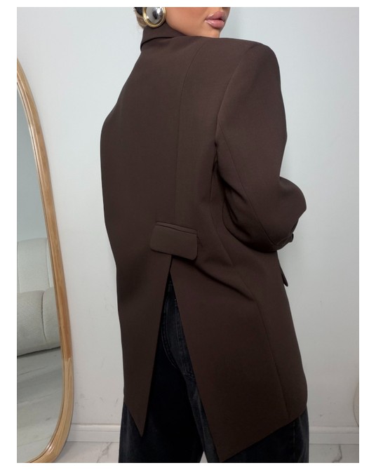MARYNARKA NEFRI OVERSIZE ▪️CZEKOLADA