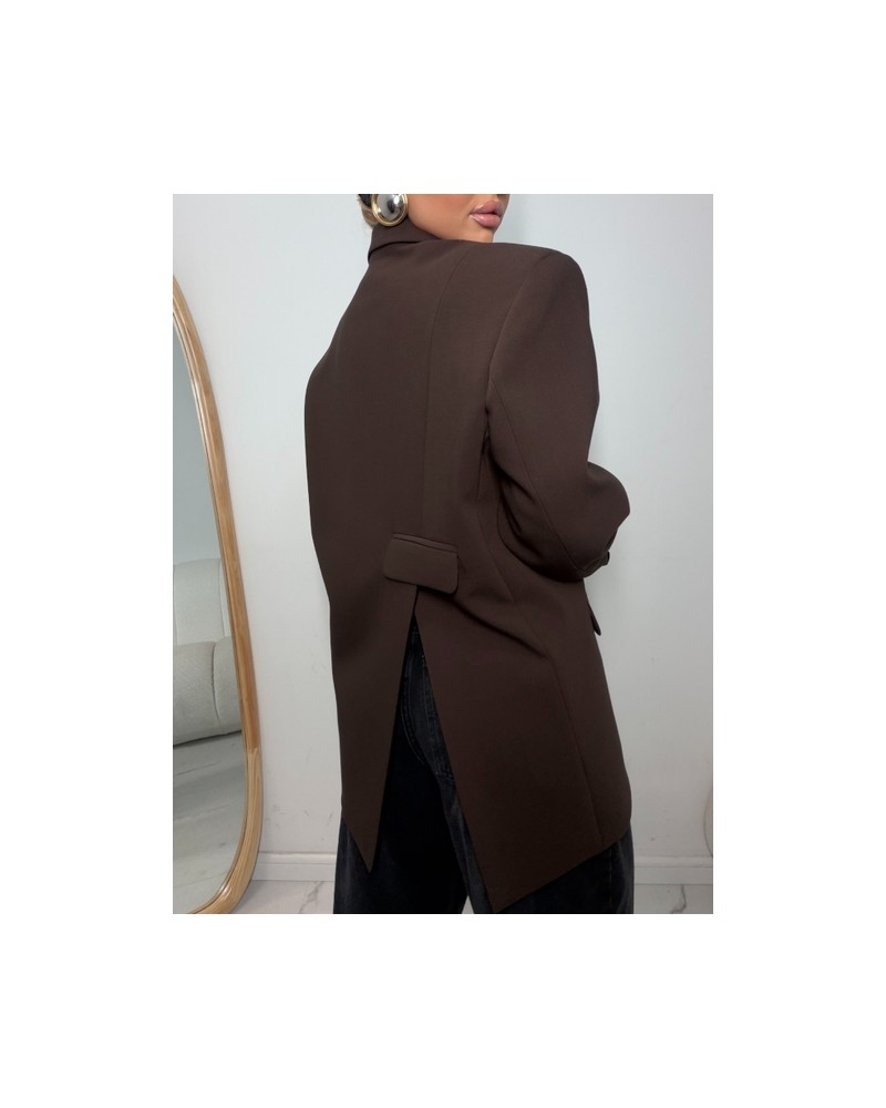 MARYNARKA NEFRI OVERSIZE ▪️CZEKOLADA
