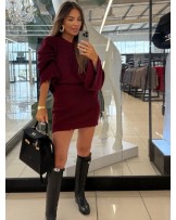 SWETERKOWY KOMPLET bordo    ▪️premium