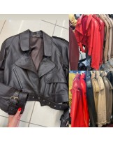 SKÓRZANA KURTKA 100 % leather CZERWONA   ▪️