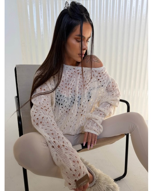 SWETER ROMANCE ▪️ecru