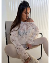 SWETER ROMANCE ▪️ecru