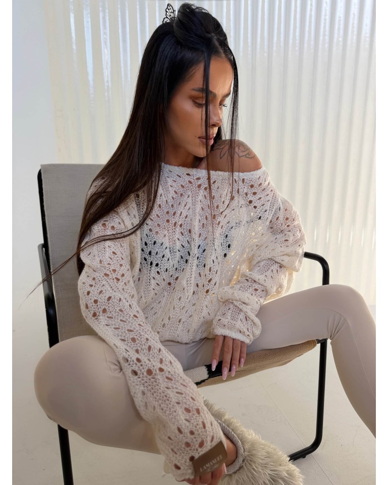 SWETER ROMANCE ▪️ecru