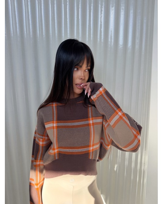 SWETER PLAID ▪️premium