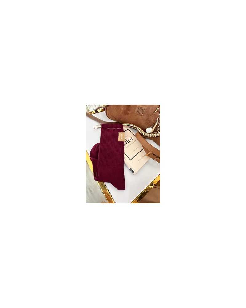 SKARPETY BORDO ▪️Long
