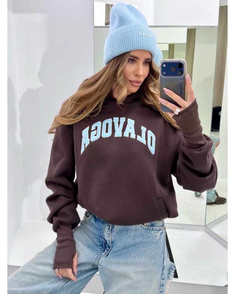 BLUZA Z LOGO ▪️czekolada