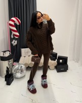 STYLOWY SWETER ▪️czekoladowy  LIMITED